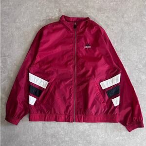 90’s Vintage Adidas Red Windbreaker Size L